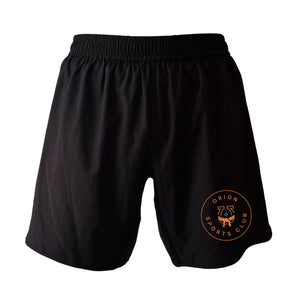 Orion Sports Club All Black Custom Shorts 2.0 #8024