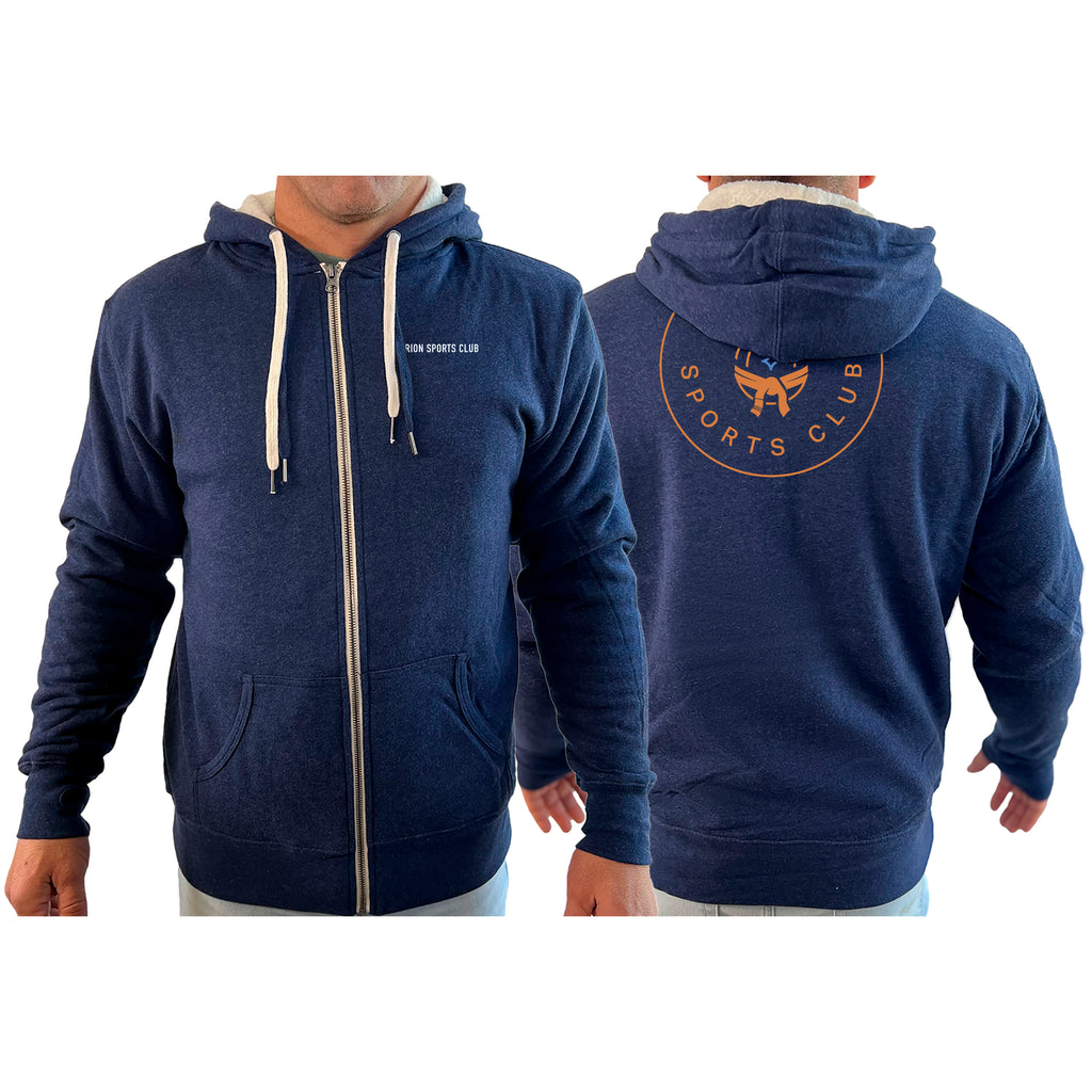 Orion Sports Club Academy Sherpa Lined Zip-Up Hoodie #8024 B