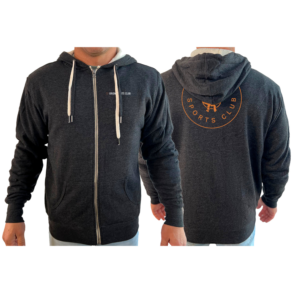 Orion Sports Club Academy Sherpa Lined Zip-Up Hoodie #8024 B