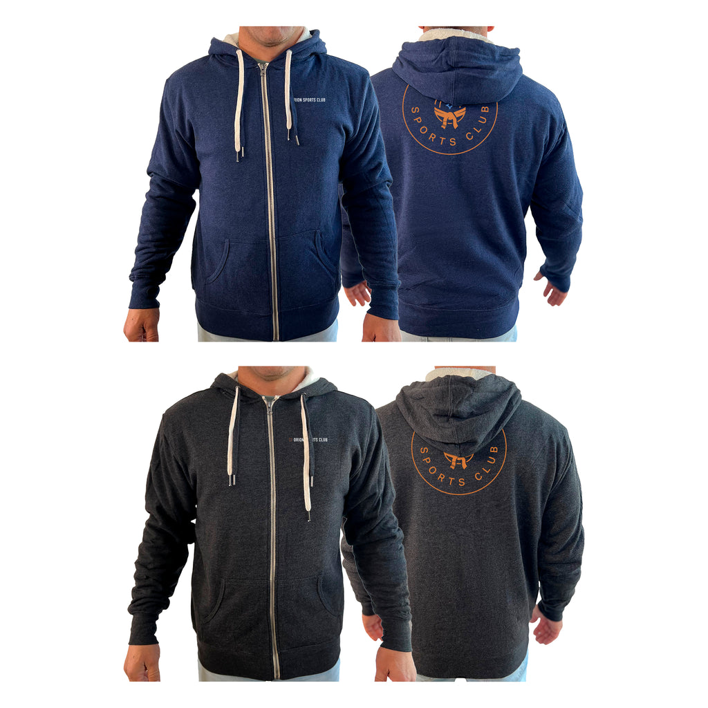 Orion Sports Club Academy Sherpa Lined Zip-Up Hoodie #8024 B