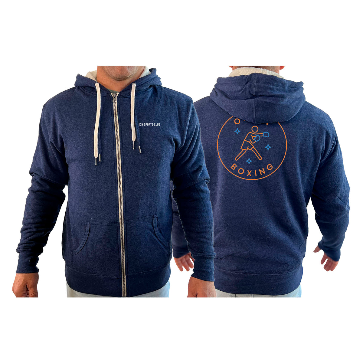Orion Sports Club Academy Sherpa Lined Zip-Up Hoodie #8024 F