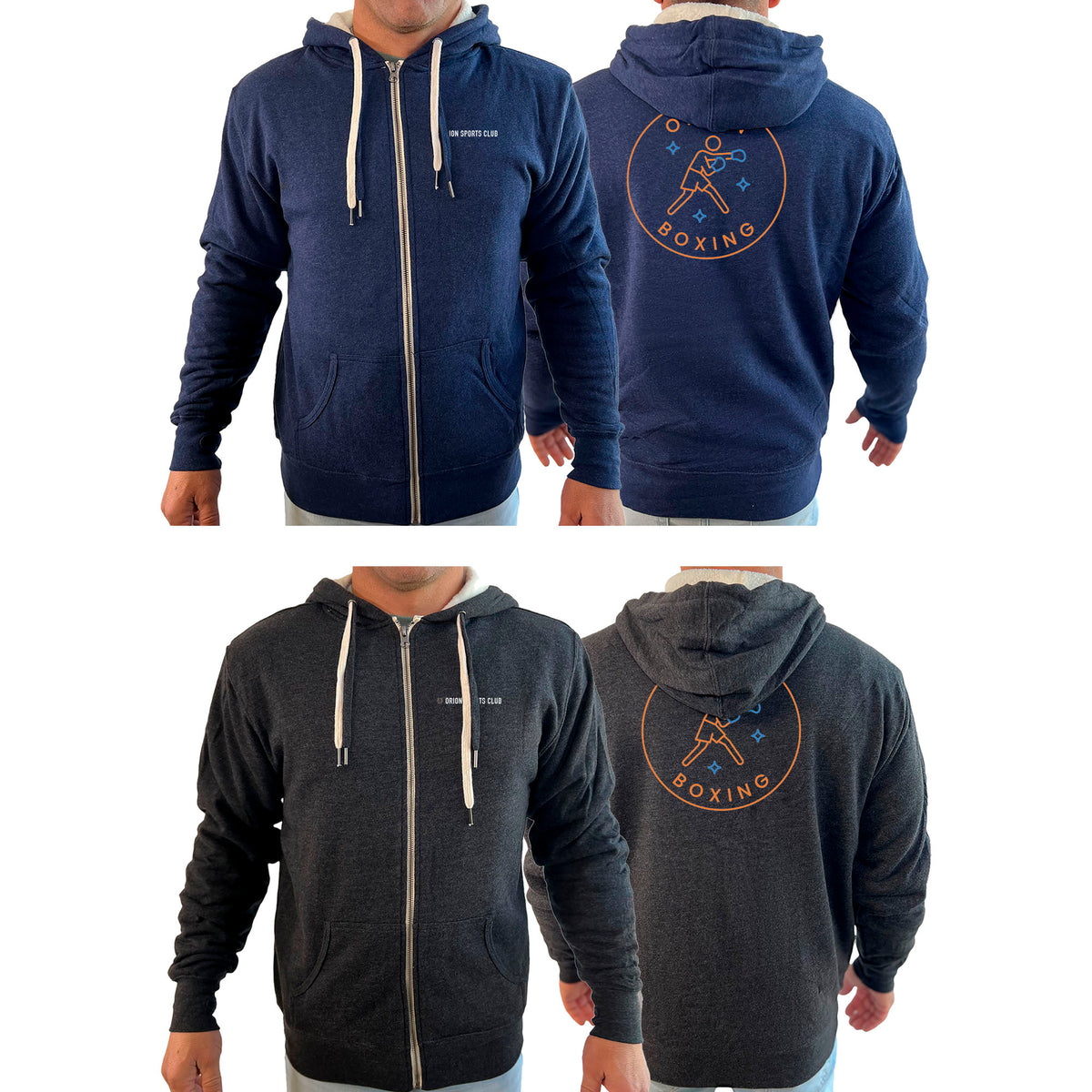 Orion Sports Club Academy Sherpa Lined Zip-Up Hoodie #8024 F