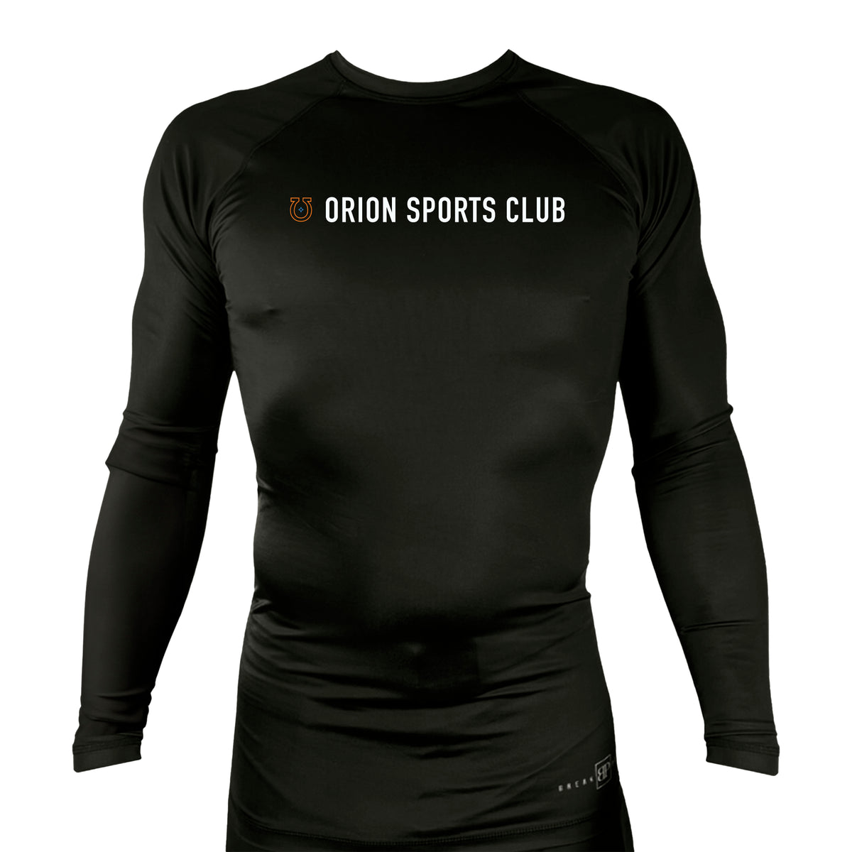 Orion Sports Club All Black Custom Rash Guards Long Sleeves #8024 G