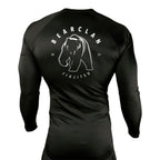 Bearclan Jiu-Jitsu All Black Custom Rash Guards Long Sleeves #8025