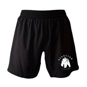 Bearclan Jiu-Jitsu All Black Custom Shorts 2.0 #8025