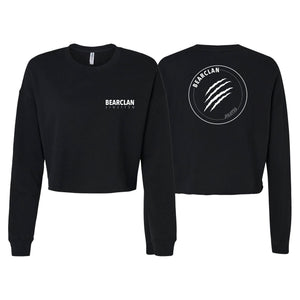 Bearclan Jiu-Jitsu Women's Cropped Crewneck Sweatshirt #8025 A