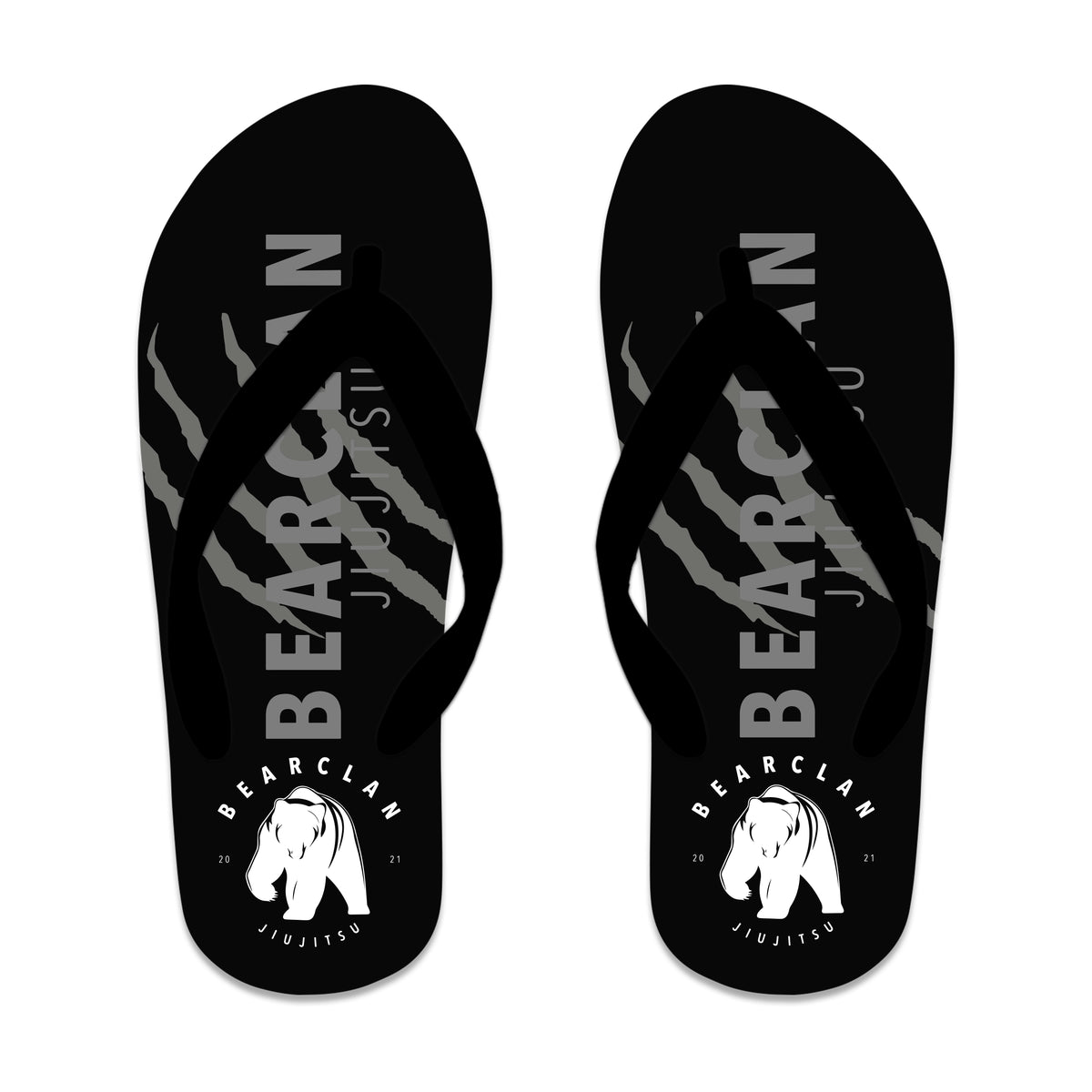 Bearclan Jiu-Jitsu Academy Flip Flops #8025