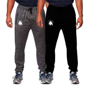 Bearclan Jiu-Jitsu Academy Joggers - Black and Charcoal #8025 A