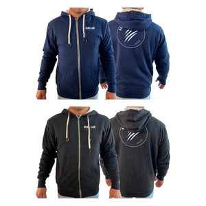 Bearclan Jiu-Jitsu Academy Sherpa Lined Zip-Up Hoodie #8025 A