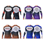 Enlisted Nine Academy Ranked Long Sleeve Rash Guards #8026 A