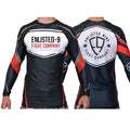 Enlisted Nine Academy Ranked Long Sleeve Rash Guards #8026 A