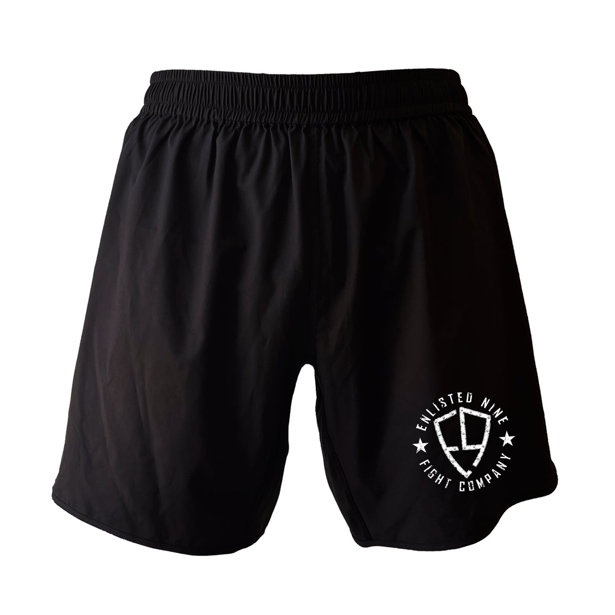 Enlisted Nine All Black Custom Shorts 2.0 #8026 A