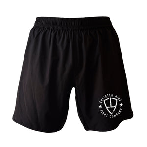 Enlisted Nine All Black Custom Shorts 2.0 #8026 A