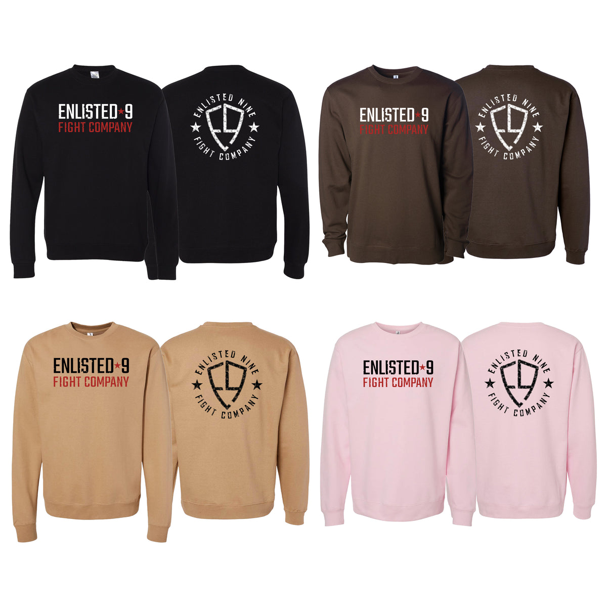 Enlisted Nine Academy Crewneck Sweatshirt #8026 A