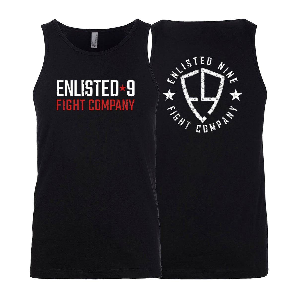 Enlisted Nine Next Level Tank Tops #8026 A