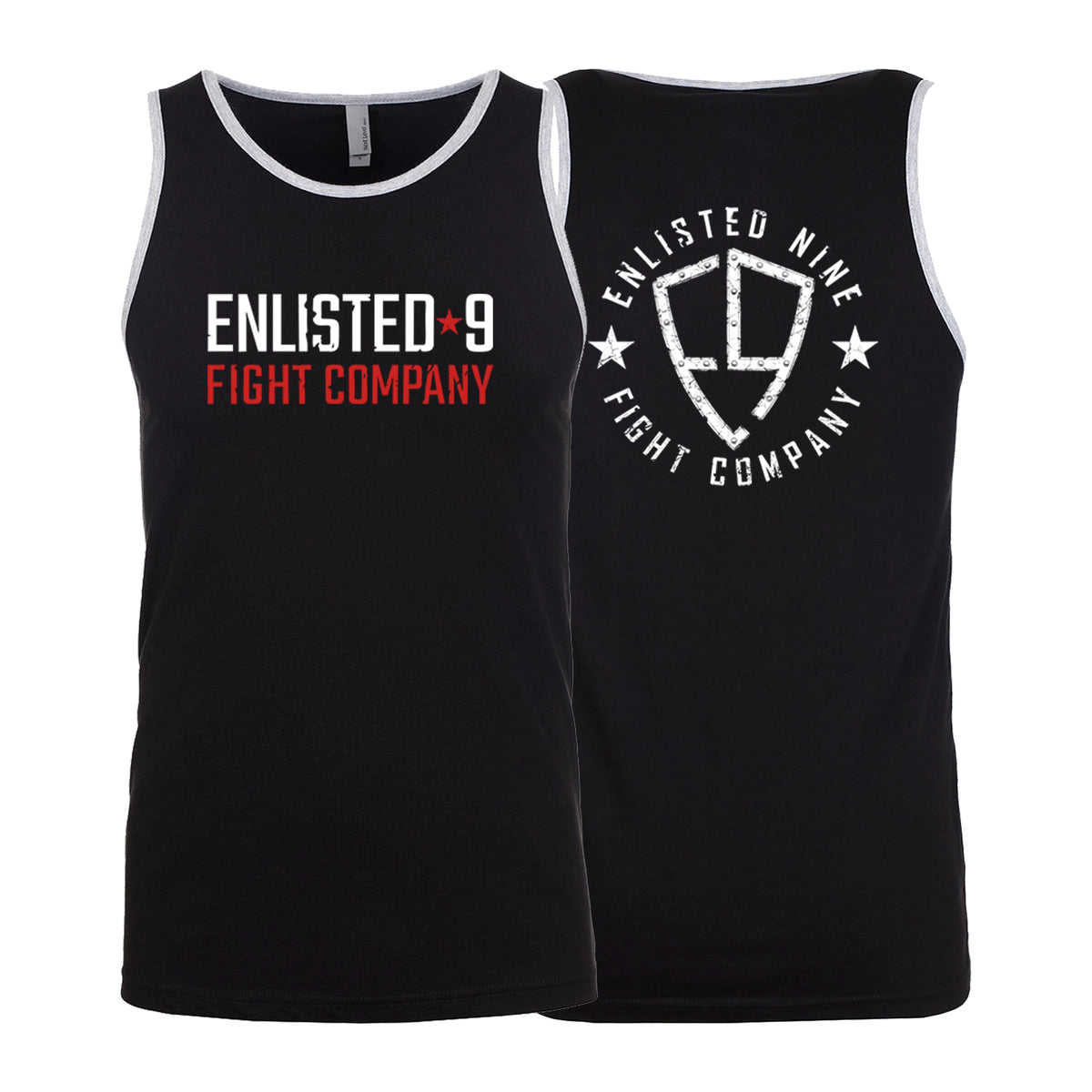 Enlisted Nine Next Level Tank Tops #8026 A