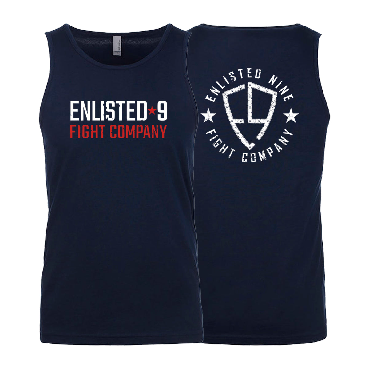 Enlisted Nine Next Level Tank Tops #8026 A