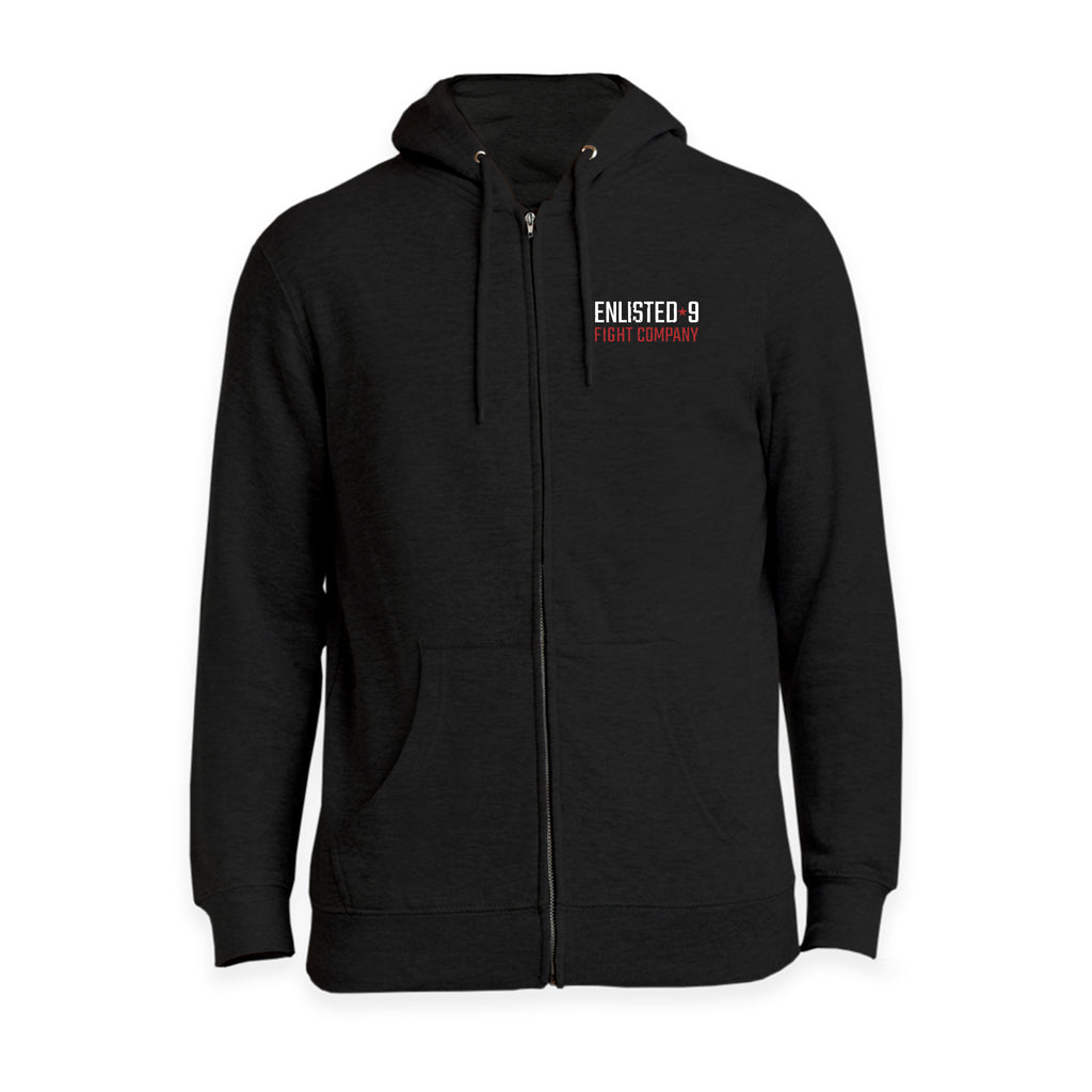 Enlisted Nine Academy Zip-Up Hoodies #8026 B