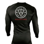 Enlisted Nine Fight Company - Hagerstown All Black Custom Rash Guards Long Sleeves #8027 A