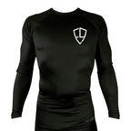 Enlisted Nine Fight Company - Hagerstown All Black Custom Rash Guards Long Sleeves #8027 A