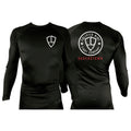 Enlisted Nine Fight Company - Hagerstown All Black Custom Rash Guards Long Sleeves #8027 A
