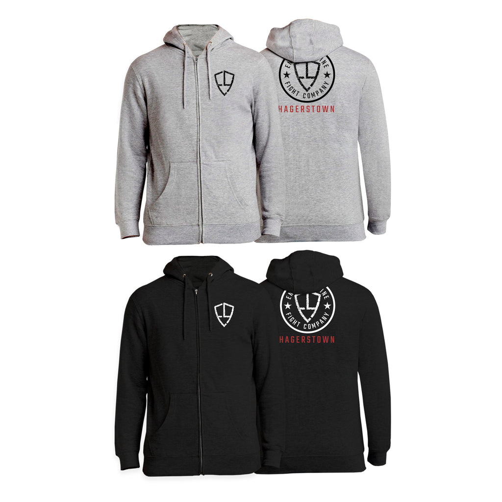 Enlisted Nine Fight Company - Hagerstown Academy Zip-Up Hoodies #8027 A
