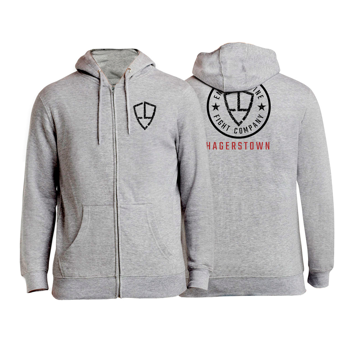 Enlisted Nine Fight Company - Hagerstown Academy Zip-Up Hoodies #8027 A