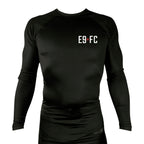 Enlisted Nine Fight Company - Hagerstown All Black Custom Rash Guards Long Sleeves #8027 C