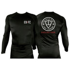 Enlisted Nine Fight Company - Hagerstown All Black Custom Rash Guards Long Sleeves #8027 C