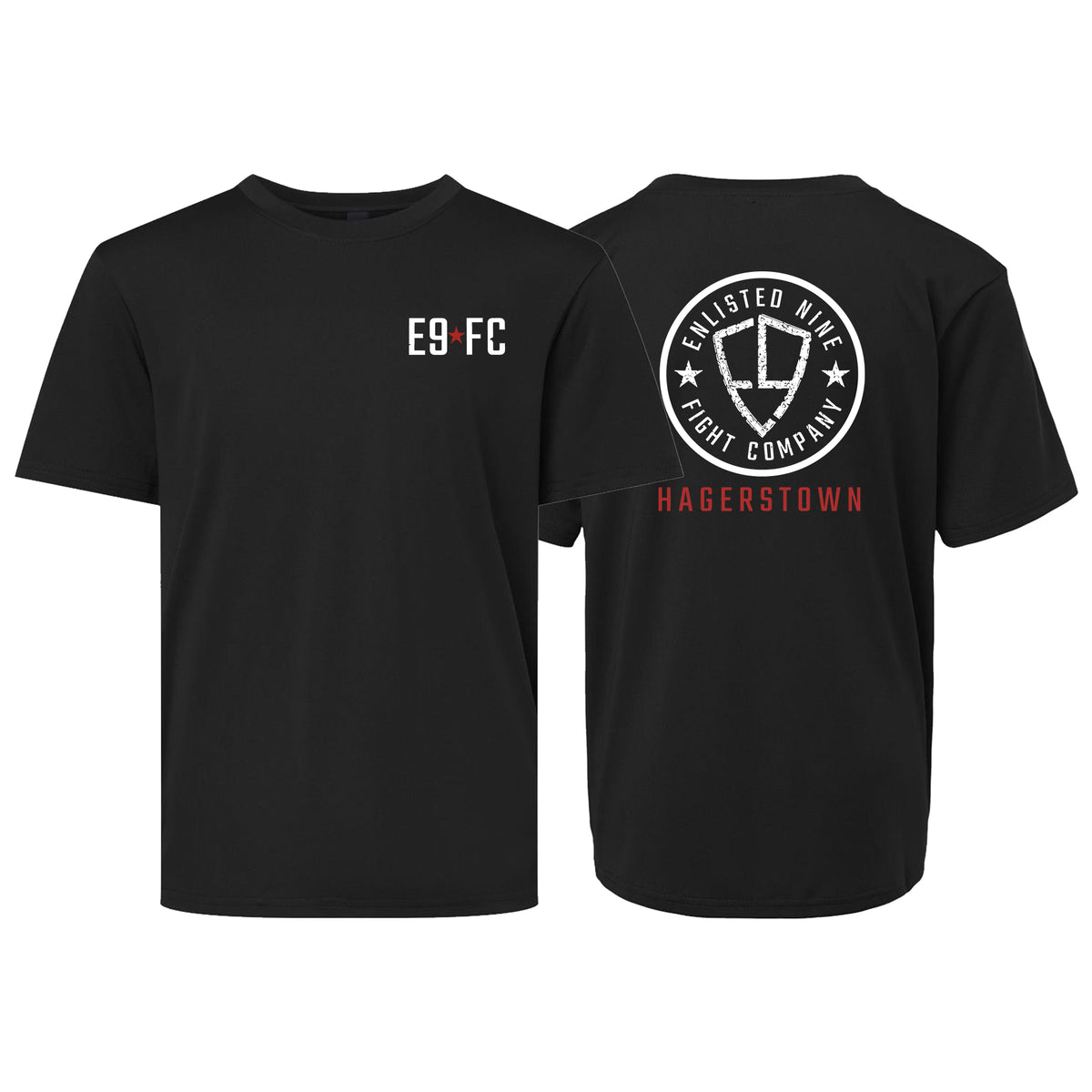 Enlisted Nine Fight Company - Hagerstown Academy Dry Fit Kids Shirts #8027 C
