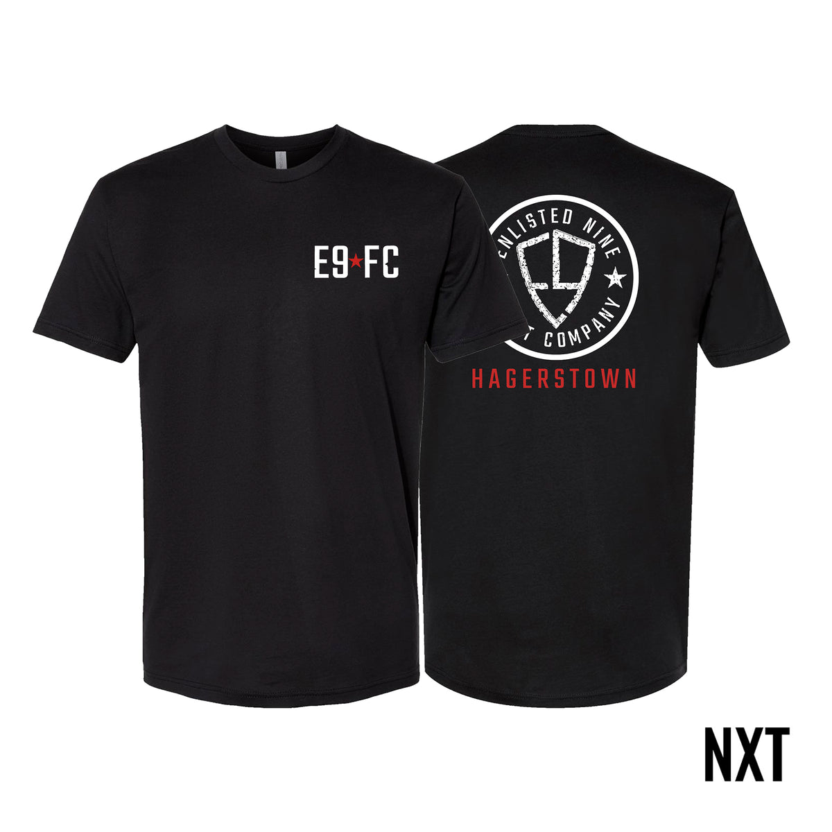 Enlisted Nine Fight Company - Hagerstown Next Level Adult Shirts #8027 C