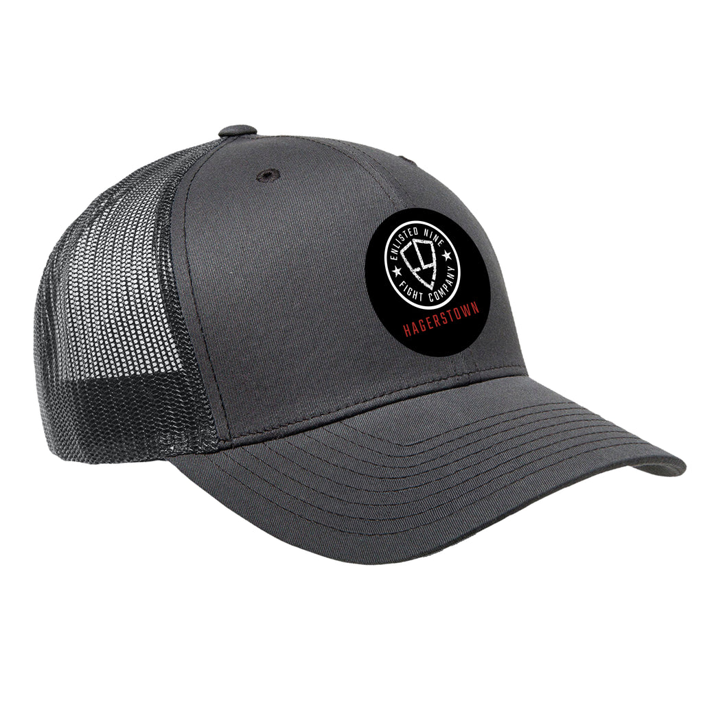 Enlisted Nine Fight Company - Hagerstown Academy Trucker Hat #8027
