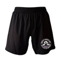 Mentality Martial Arts Academy All Black Custom Shorts 2.0 #8028 B