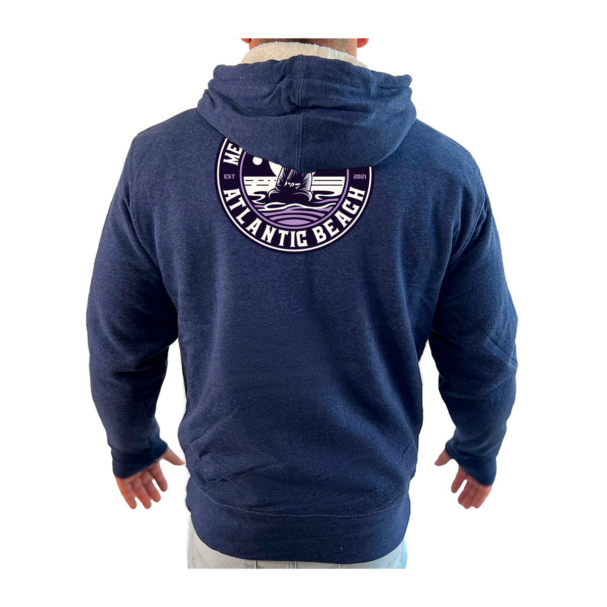 Mentality Martial Arts Academy Sherpa Lined Zip-Up Hoodie #8028 B