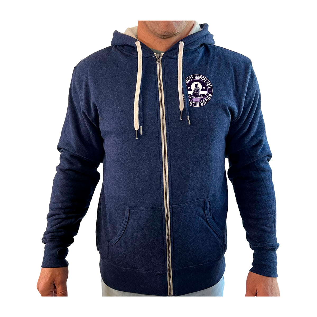 Mentality Martial Arts Academy Sherpa Lined Zip-Up Hoodie #8028 B