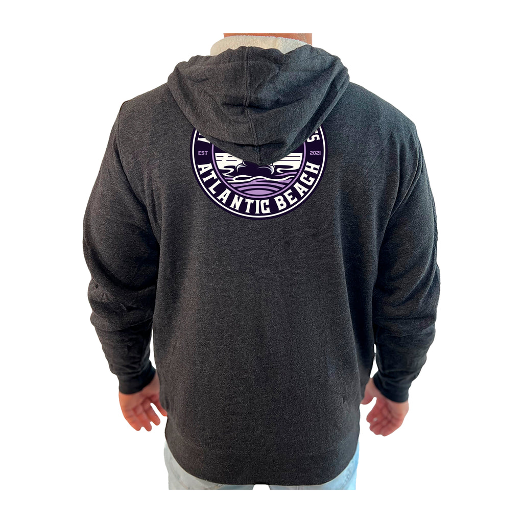 Mentality Martial Arts Academy Sherpa Lined Zip-Up Hoodie #8028 B