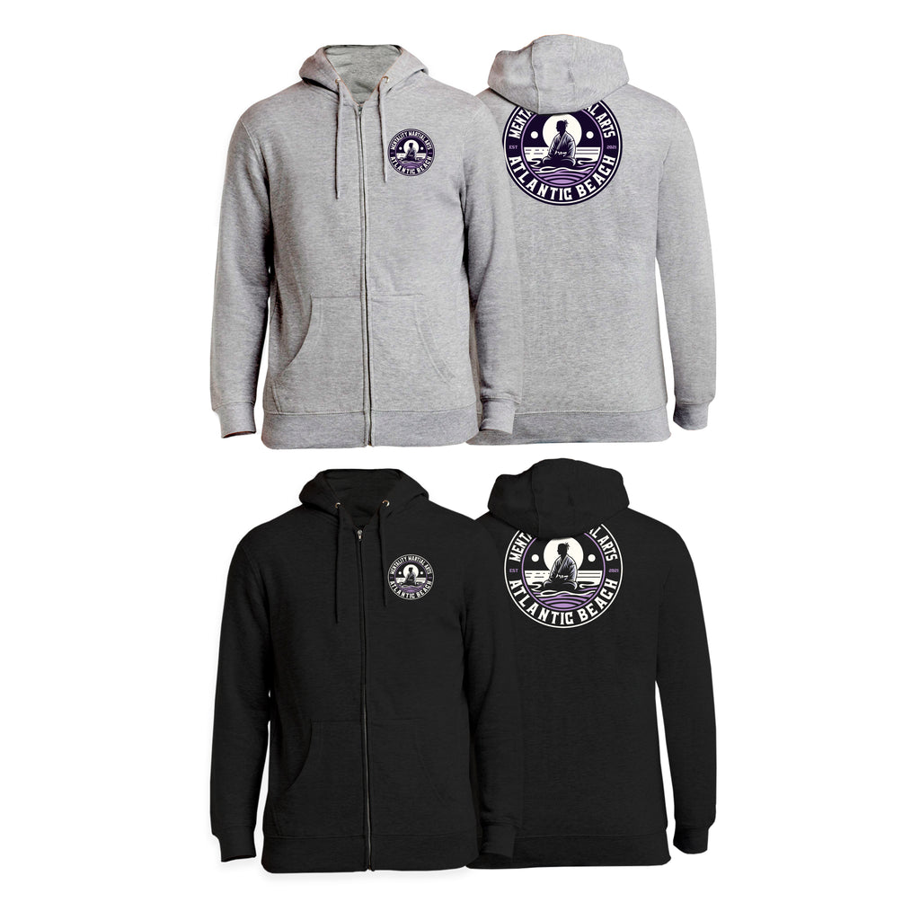 Mentality Martial Arts Academy Zip Up Hoodies #8028 B