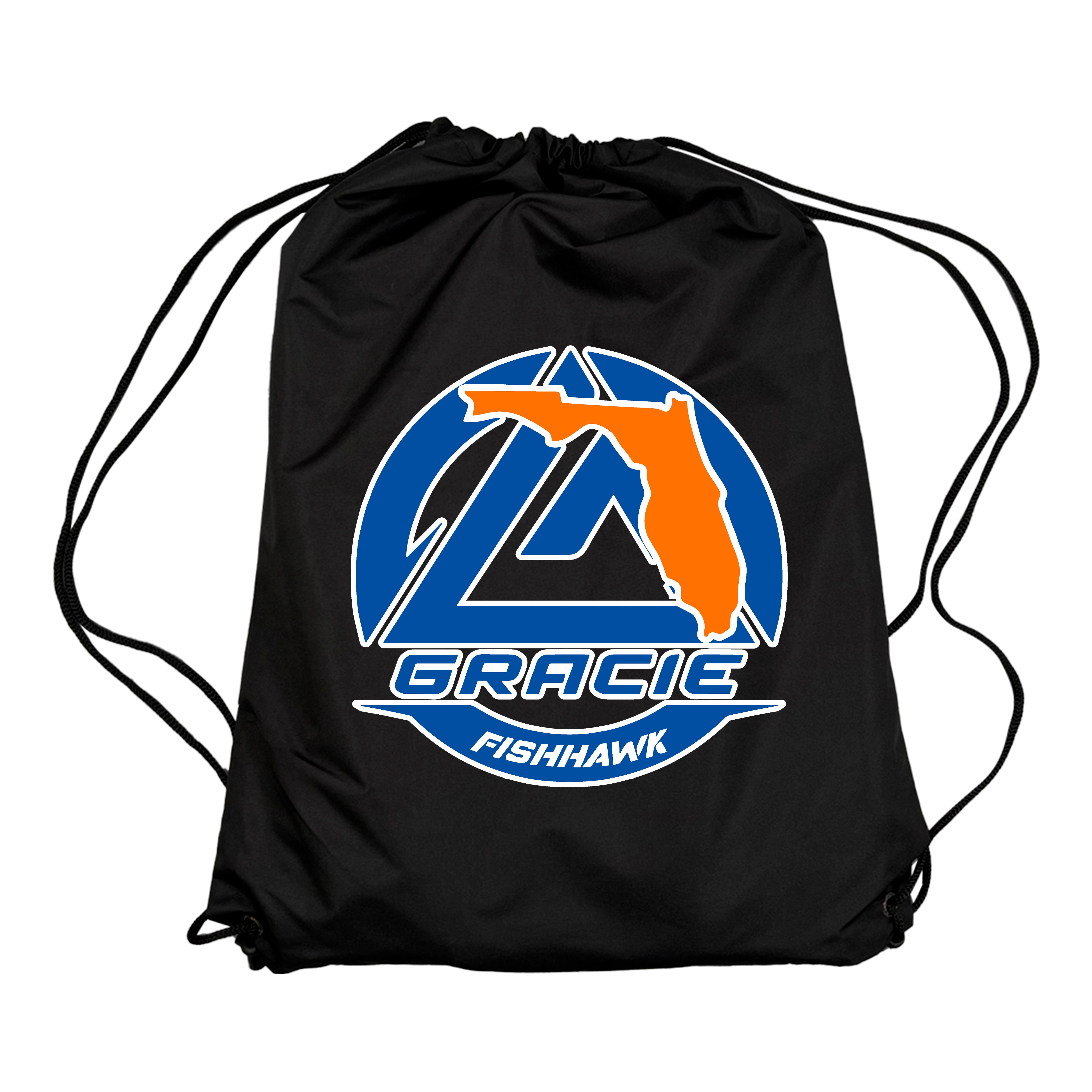 Gracie Fishhawk Jiu-Jitsu Academy Drawstring Bags #8029 A - Break Point FC