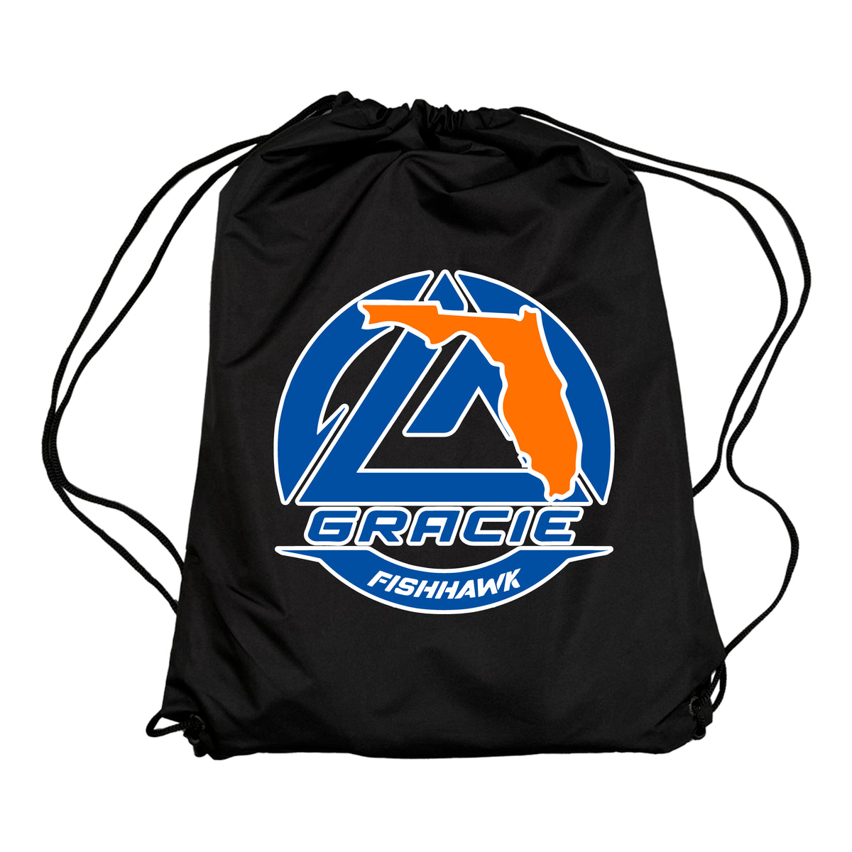 Gracie Fishhawk Jiu-Jitsu Academy Drawstring Bags #8029 A