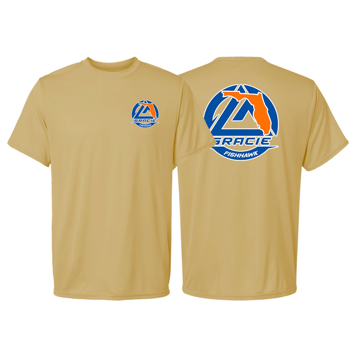 Gracie Fishhawk Jiu-Jitsu Academy Dry Fit Shirts #8029 A