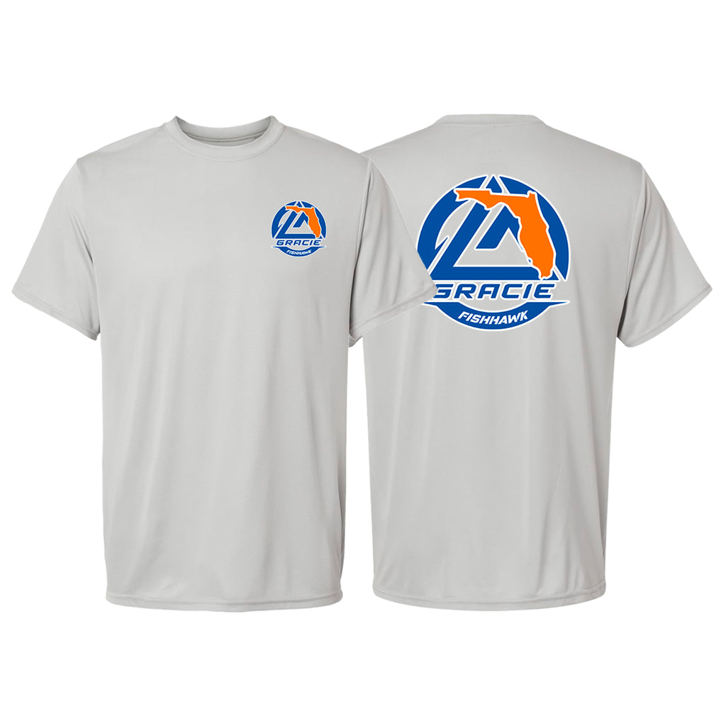 Gracie Fishhawk Jiu-Jitsu Academy Dry Fit Shirts #8029 A
