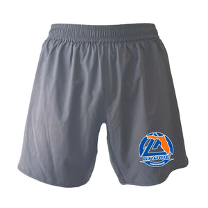 Gracie Fishhawk Jiu-Jitsu Custom Grey Shorts 2.0 #8029 A