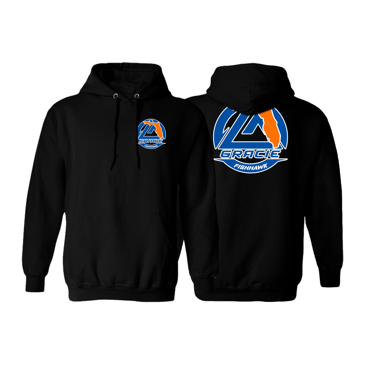 Gracie Fishhawk Jiu-Jitsu Academy Sweater Hoodie #8029 A