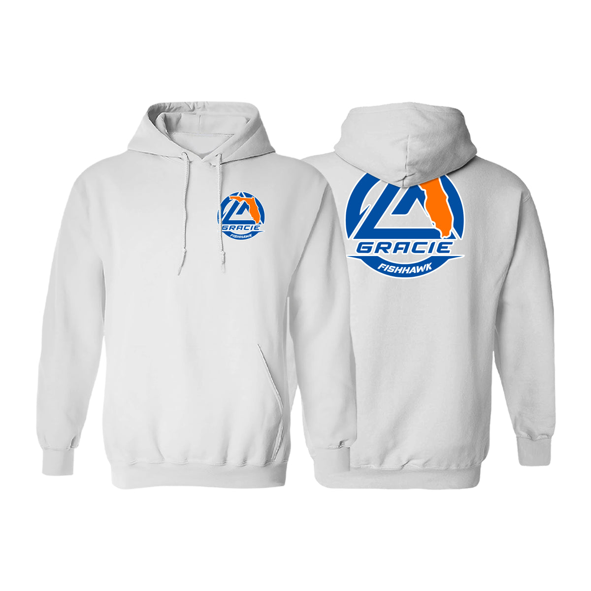 Gracie Fishhawk Jiu-Jitsu Academy Sweater Hoodie #8029 A