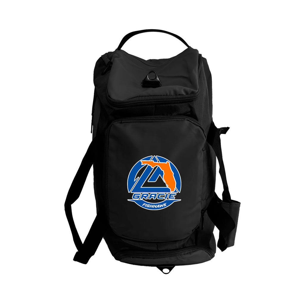 Gracie Fishhawk Jiu-Jitsu Academy Hybrid Duffel Backpack #8029 A