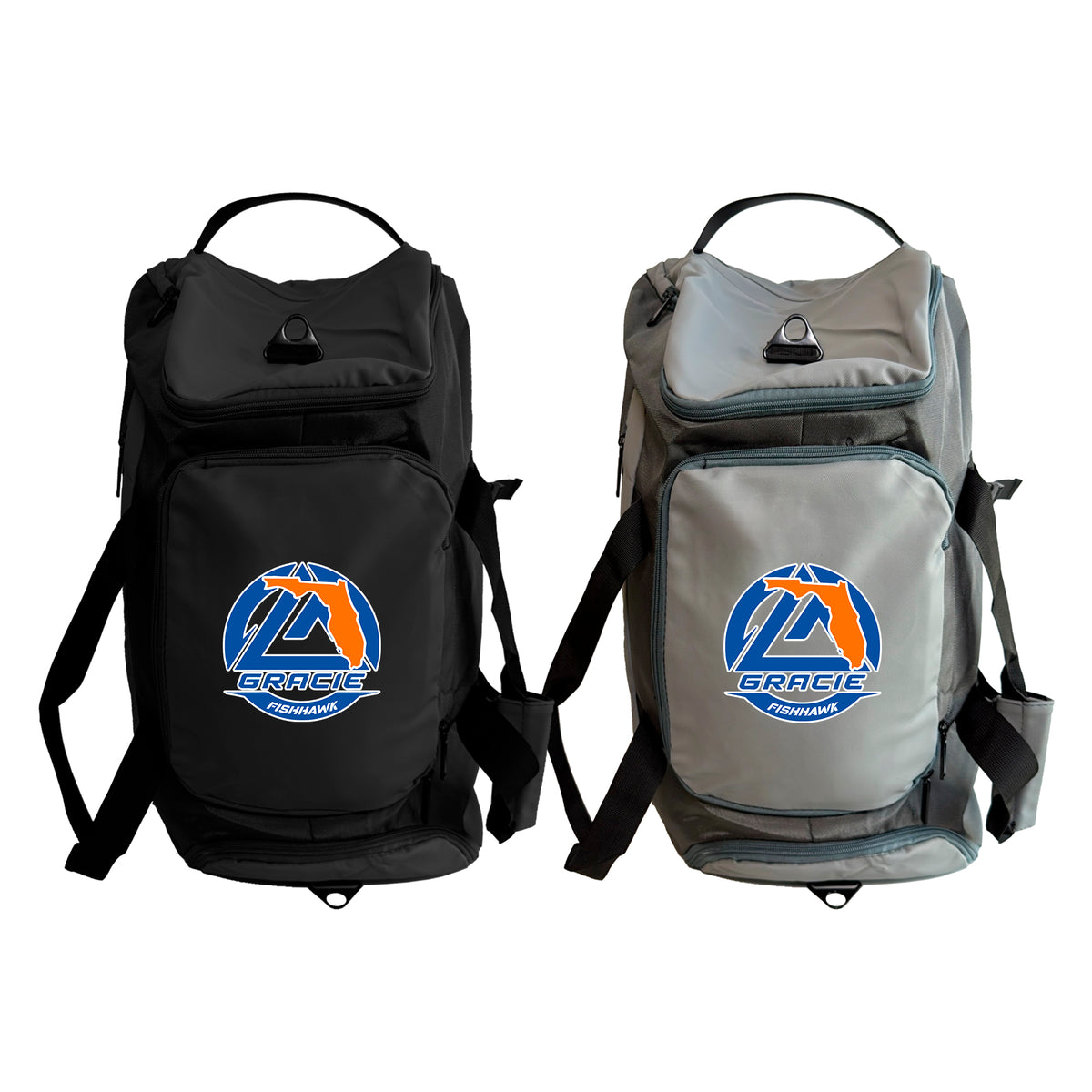 Gracie Fishhawk Jiu-Jitsu Academy Hybrid Duffel Backpack #8029 A