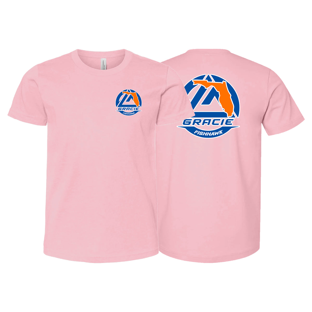 Gracie Fishhawk Jiu-Jitsu Academy Kids Shirts #8029 A