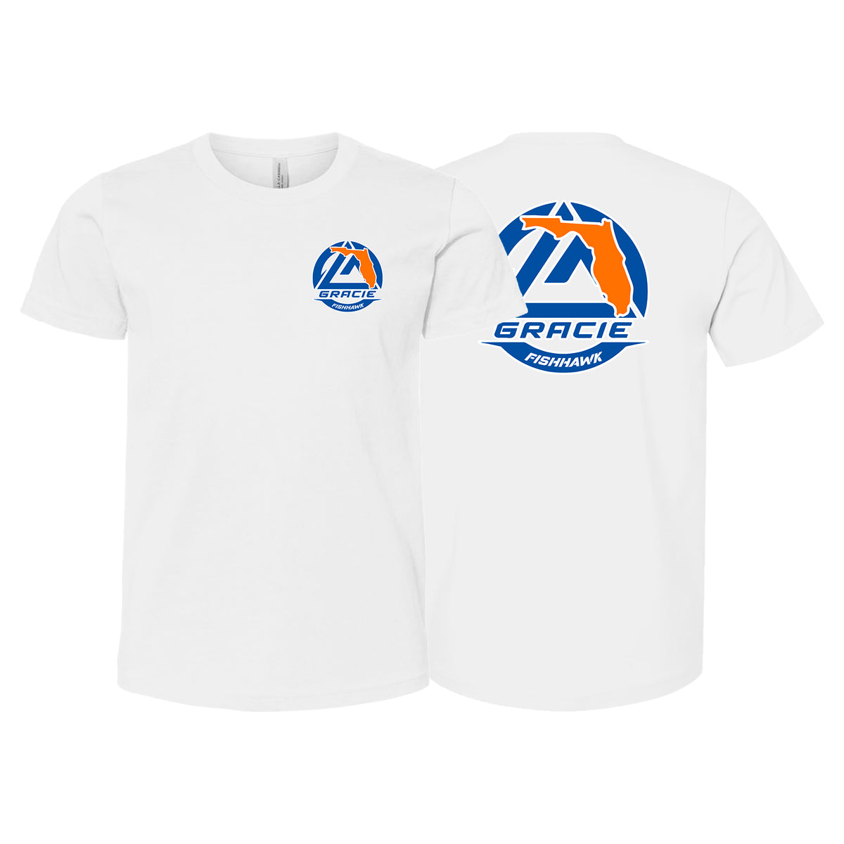 Gracie Fishhawk Jiu-Jitsu Academy Kids Shirts #8029 A