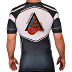 Cape May Brazilian Jiu Jitsu Academy Rash Guards Black/White #8030 A