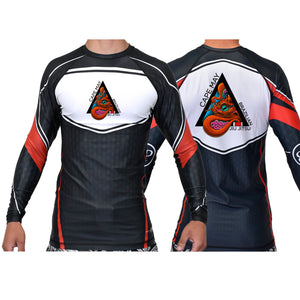 Cape May Brazilian Jiu Jitsu Academy Ranked Long Sleeve Rash Guards #8030 A